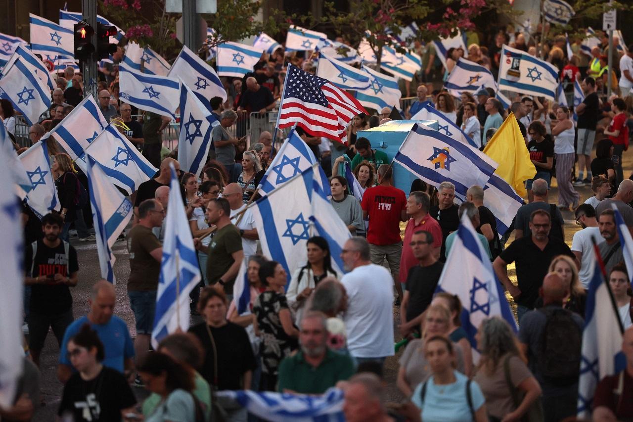 Similar protests unfolded across various locations nationwide, with Tel Aviv's Begin Street witnessing impassioned speeches, including one from Einav Zangauker, mother of hostage Matan Zangauker. Alongside other hostage families, she cautioned against Netanyahu's potential obstruction of a proposed deal, following revelations from US President Joe Biden regarding an Israeli proposal, as reported by The Times of Israel