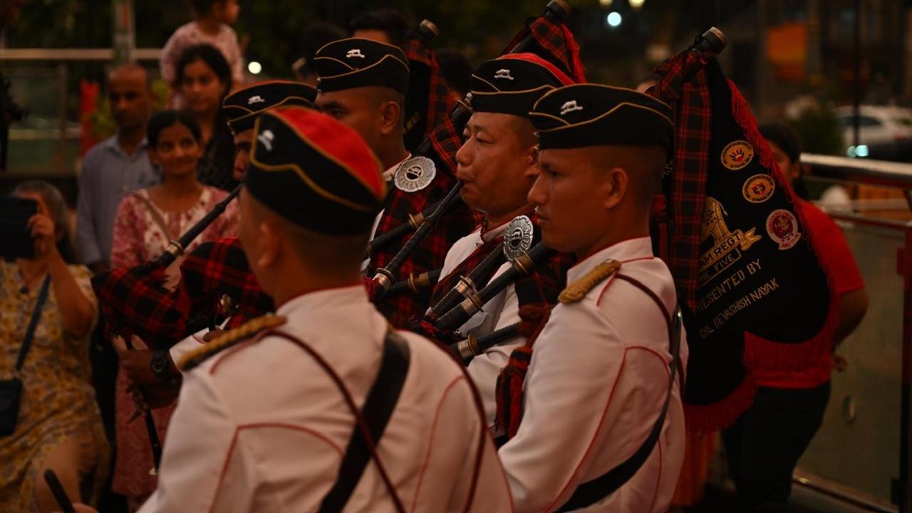 The evening's highlight was the band's rendition of the regimental anthem, which resonated with pride and honor