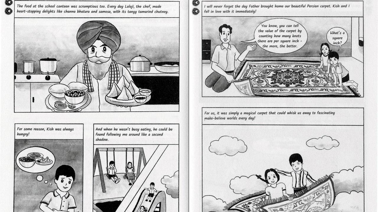 The story introduces readers to the Indian community in Iran.Illustrations courtesy/Shweta Allam, Vishnu Jadhav, Chandrashekhar Aher