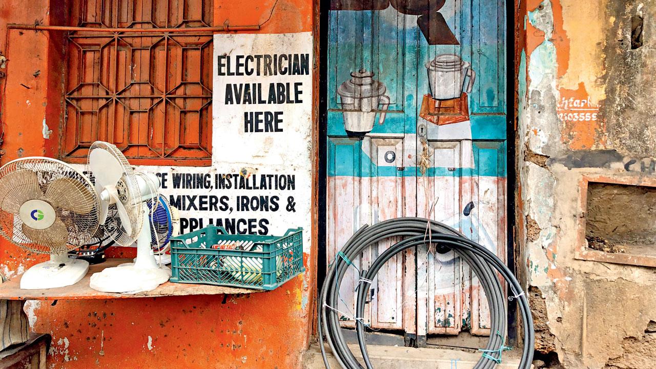 Signages from Mumbai that depict the changing instruments and utilities of the urban resident