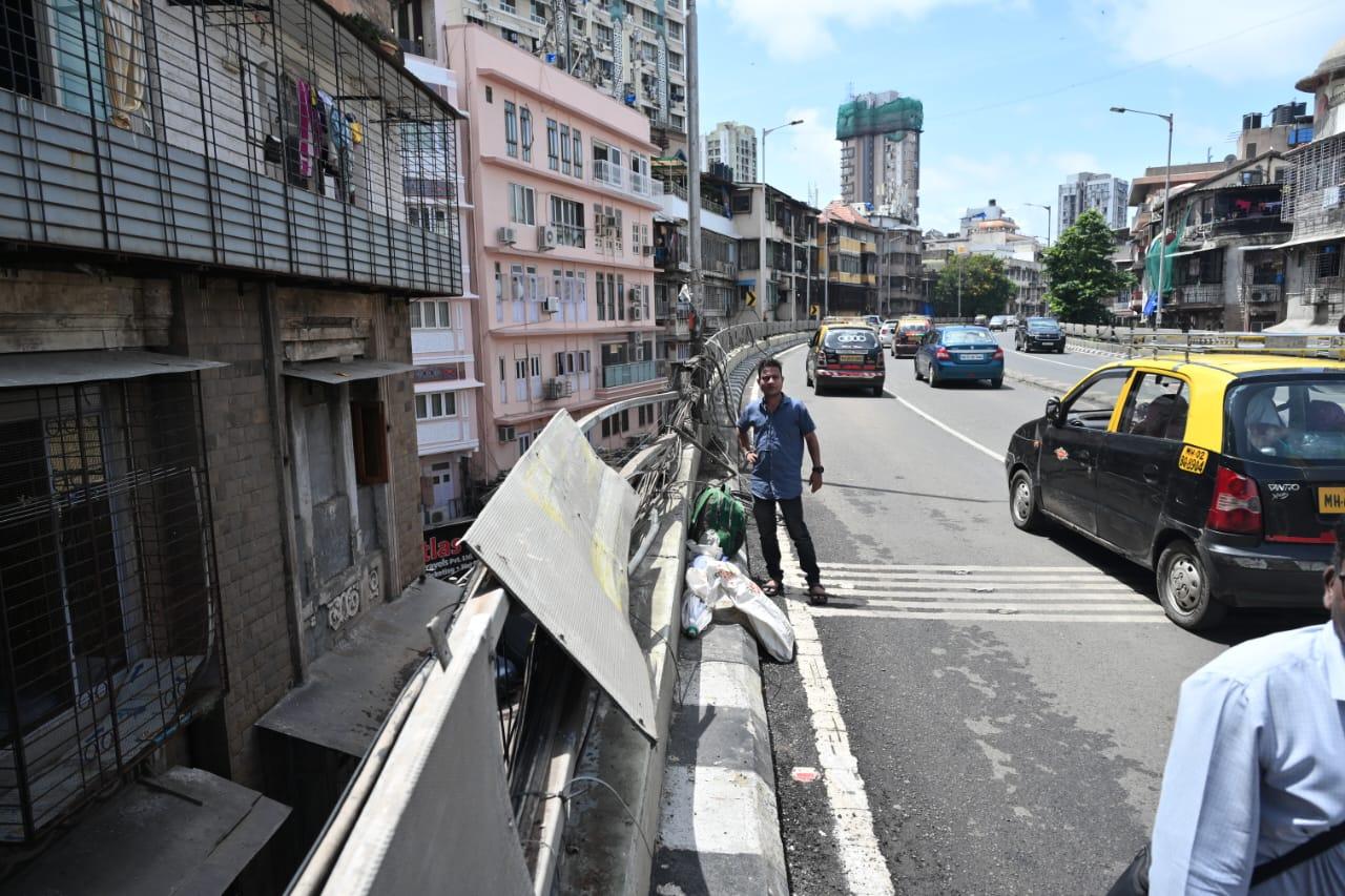 According to officials, they were travelling towards south Mumbai and riding recklessly, causing their bike to skid nearly 40 metres
