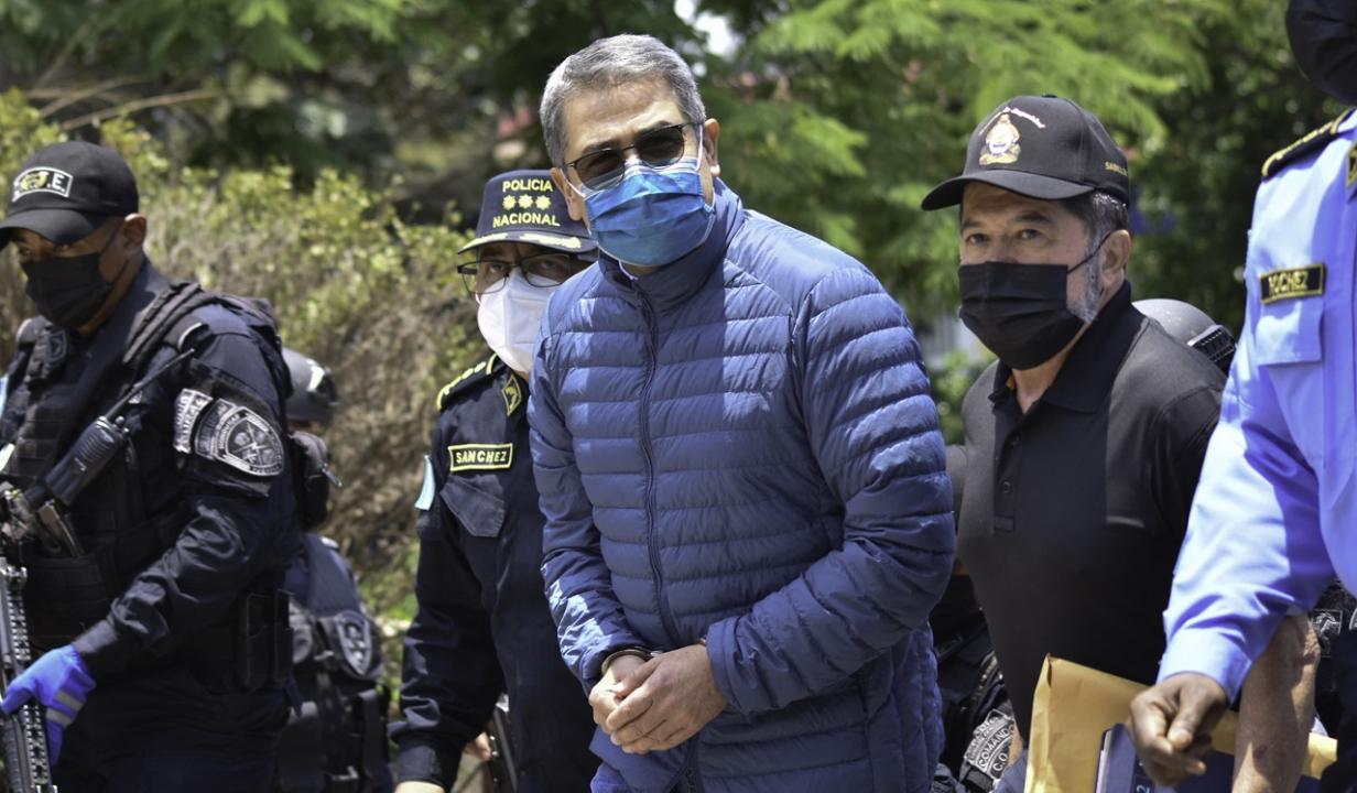 Former Honduran prez sentenced to 45 years in prison on drug trafficking charges