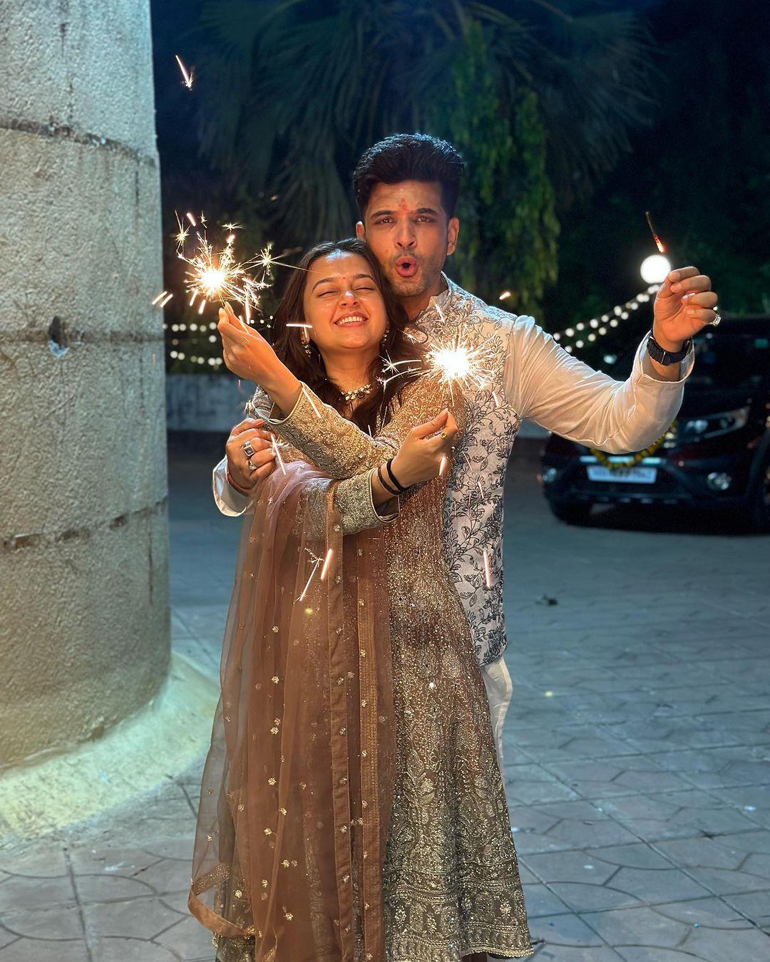 The couple has been celebrating special days like Diwali with each other's families