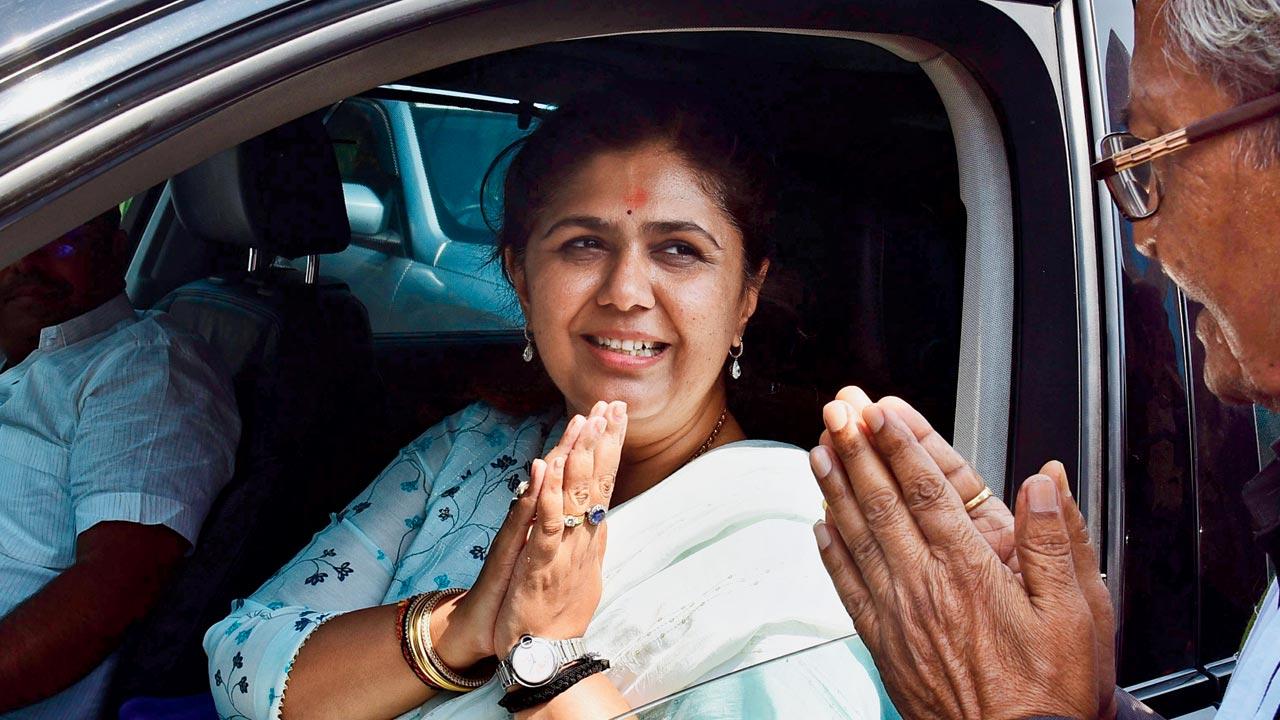BJP’s Pankaja Munde, who had a narrow victory, in Beed