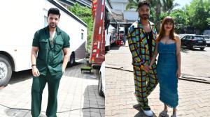 Karan Kundrra, Ankita Lokhande, Vicky & others clicked at Laughter Chefs' set