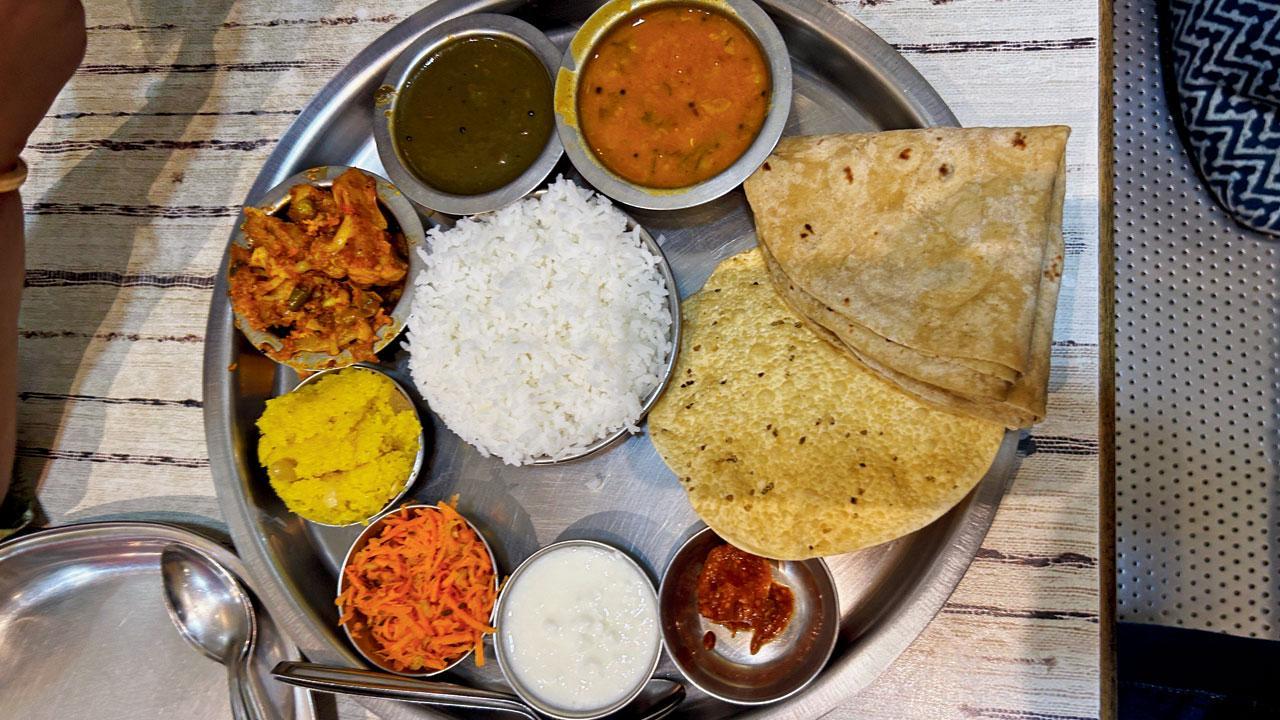 This popular Dadar eatery’s new addition of a Marathi thali is worth every penny