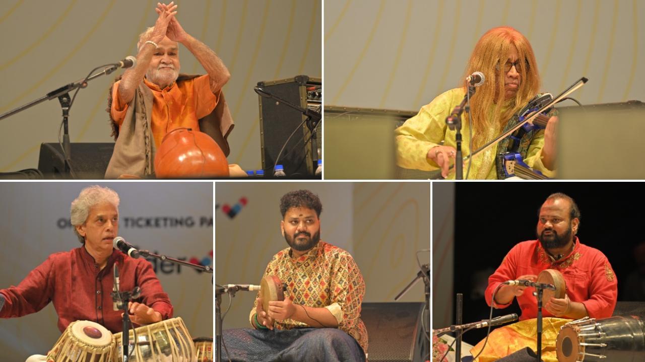 IN PHOTOS: Vikku Vinayakram, L Shankar and others play at NCPA in Mumbai