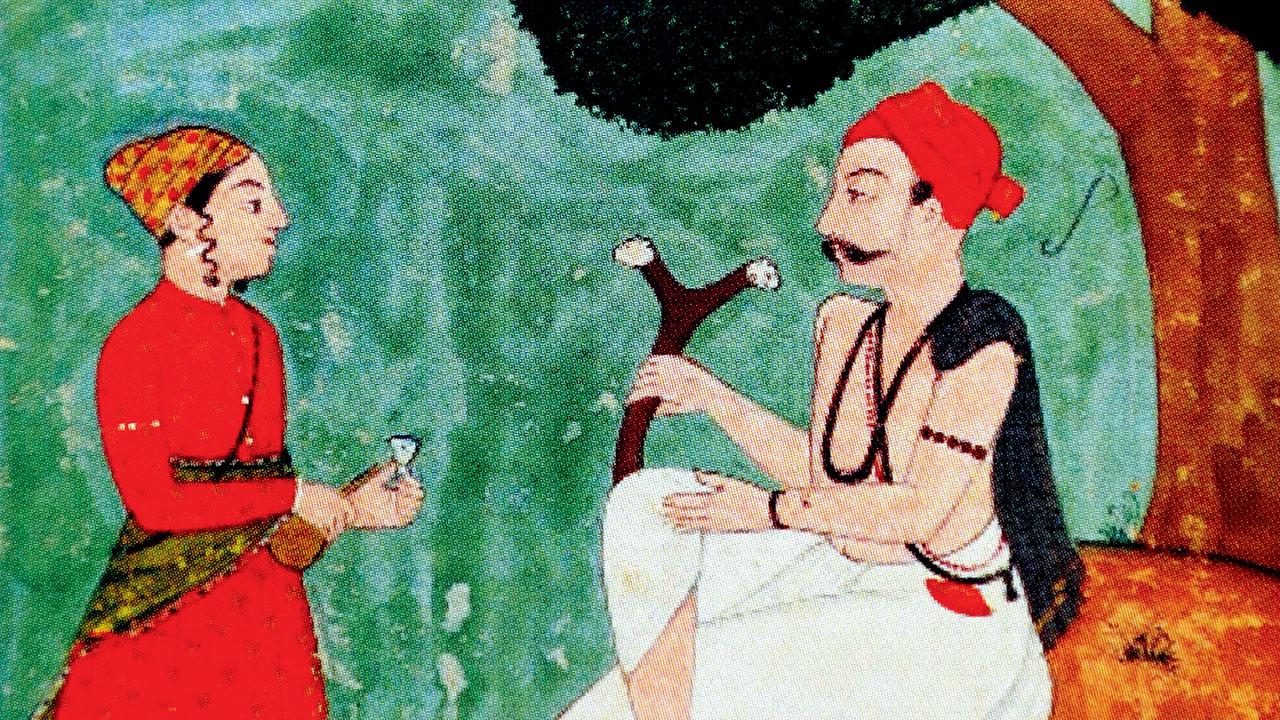 A miniature painting of Madho Lal Hussain. Pic Courtesy/Wikimedia Commons
