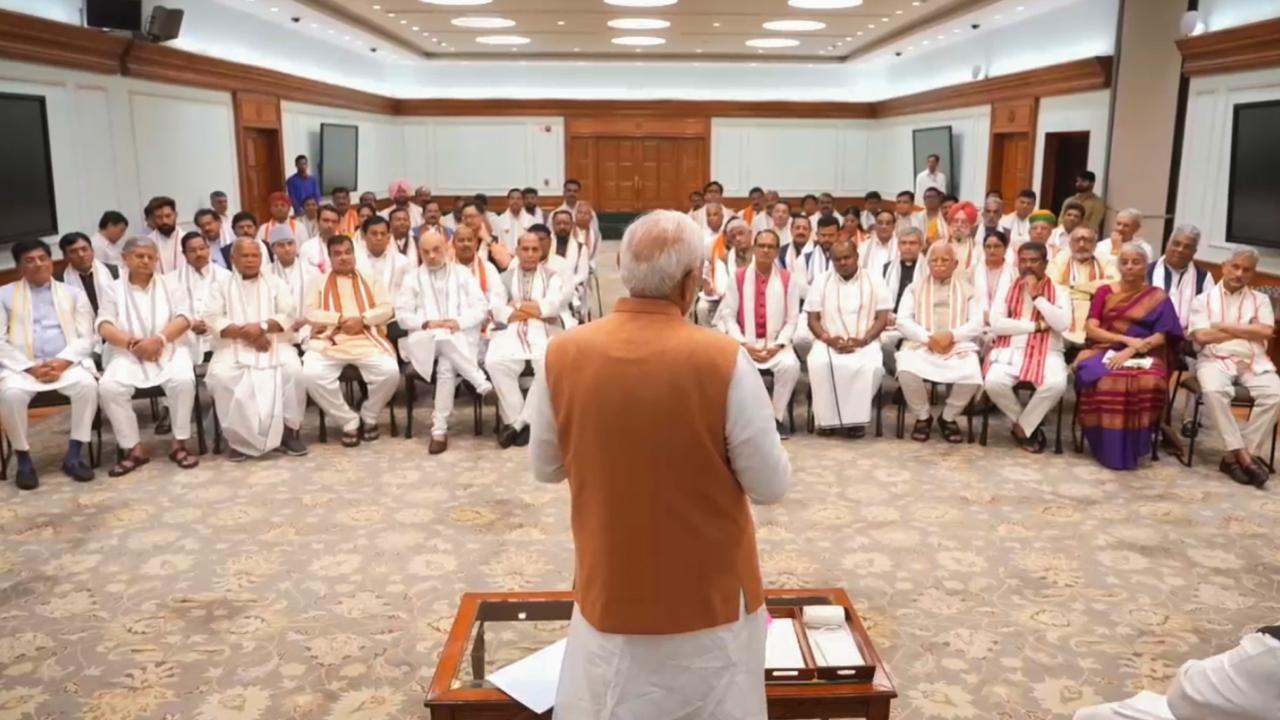 Modi 3.0: Narendra Modi holds a meeting with potential Cabinet