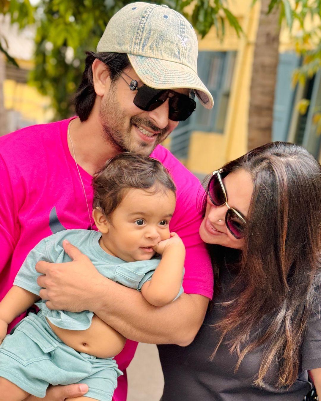 Shoaib has been posting cute pictures with his little bundle of joy, and we can't get enough of their cuteness