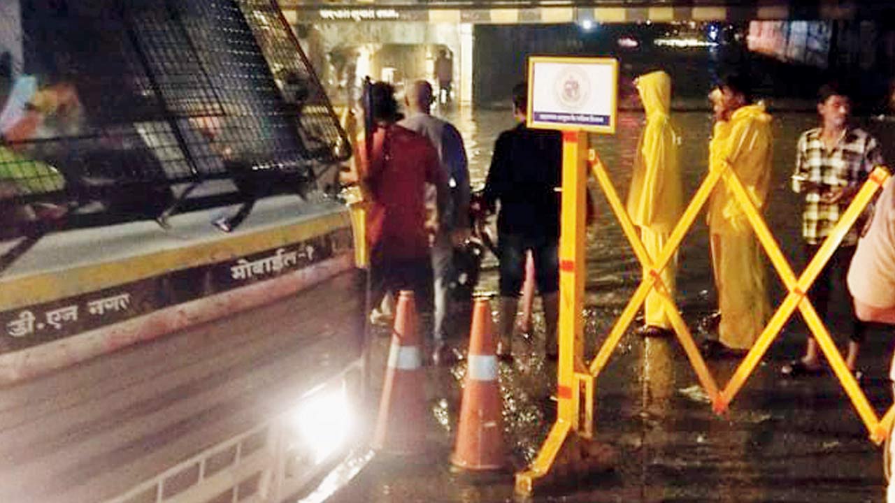 The Andheri subway, closed at least twice due to flooding this year, last Friday evening