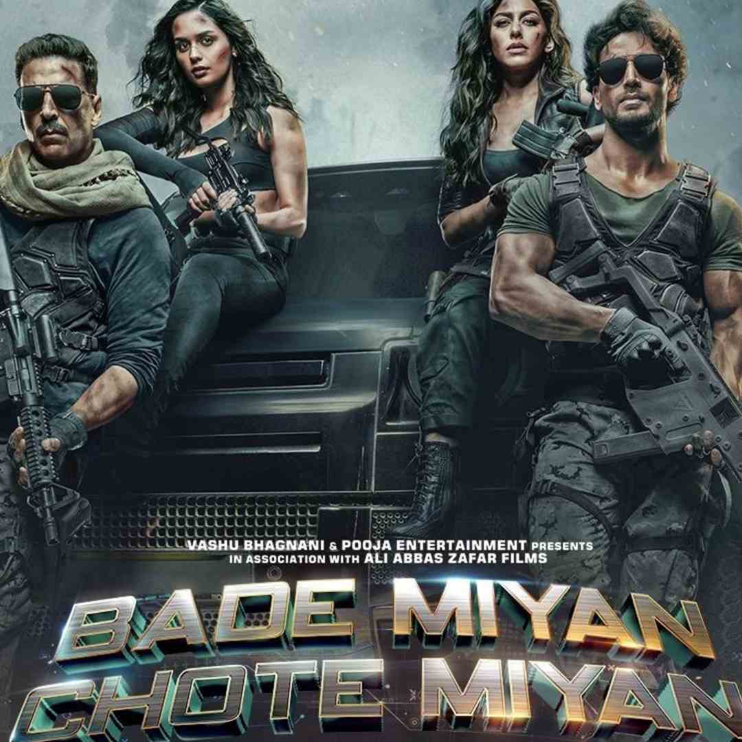 Bade Miyan Chote Miyan (June 6) - Streaming on NetflixBade Miyan Chote Miyan is a thrilling action movie set in the world of high-stakes espionage, featuring Akshay Kumar in the role of Captain Firoz “Freddy” and Tiger Shroff playing Captain Rakesh “Rocky”.