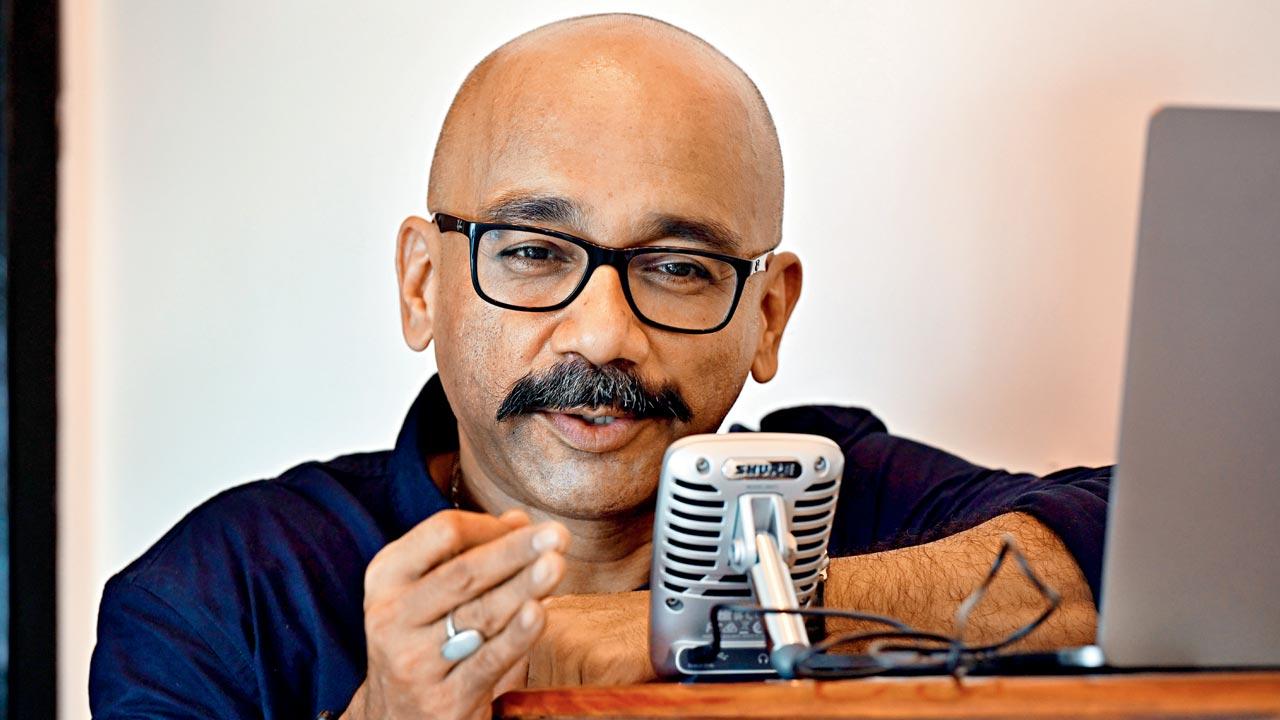 Vijay Vikram Singh, the voice-over artist who plays the role of sutradhar in Big Boss, recently sent a notice to a company asking if his voice would be used by AI for voice cloning. Pic/Satej Shinde