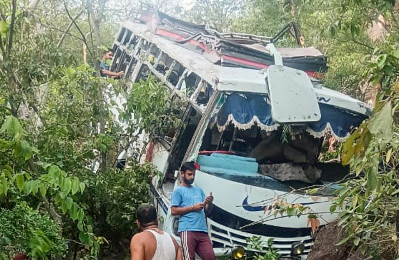 The attack occurred on the bus en route from Shiv Khori temple to Mata Vaishno Devi shrine at Katra near Teryath village in the Poni area. The bus, a 53-seater, veered off the road and plunged into a deep gorge following the gunfire at aound 6:15 pm