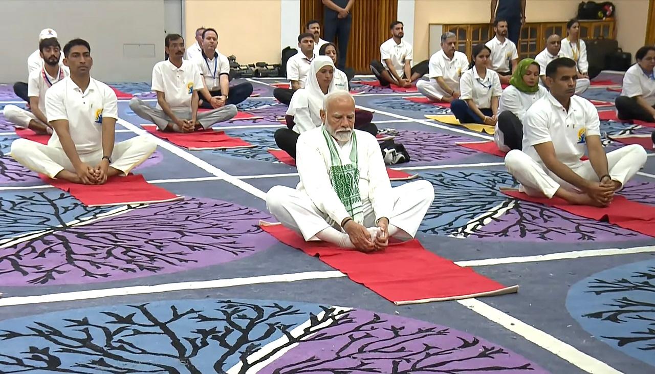 The prime minister said the number of yoga practitioners across the globe is growing every day and the regimen is becoming a part of their daily life