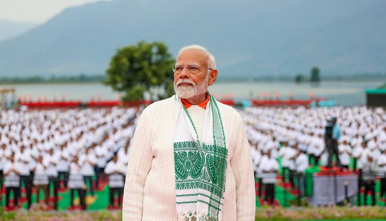 Addressing a gathering at the 10th International Yoga Day event at the SKICC in Srinagar, the prime minister said yoga has helped people realise that their welfare is linked to the welfare of the world around them