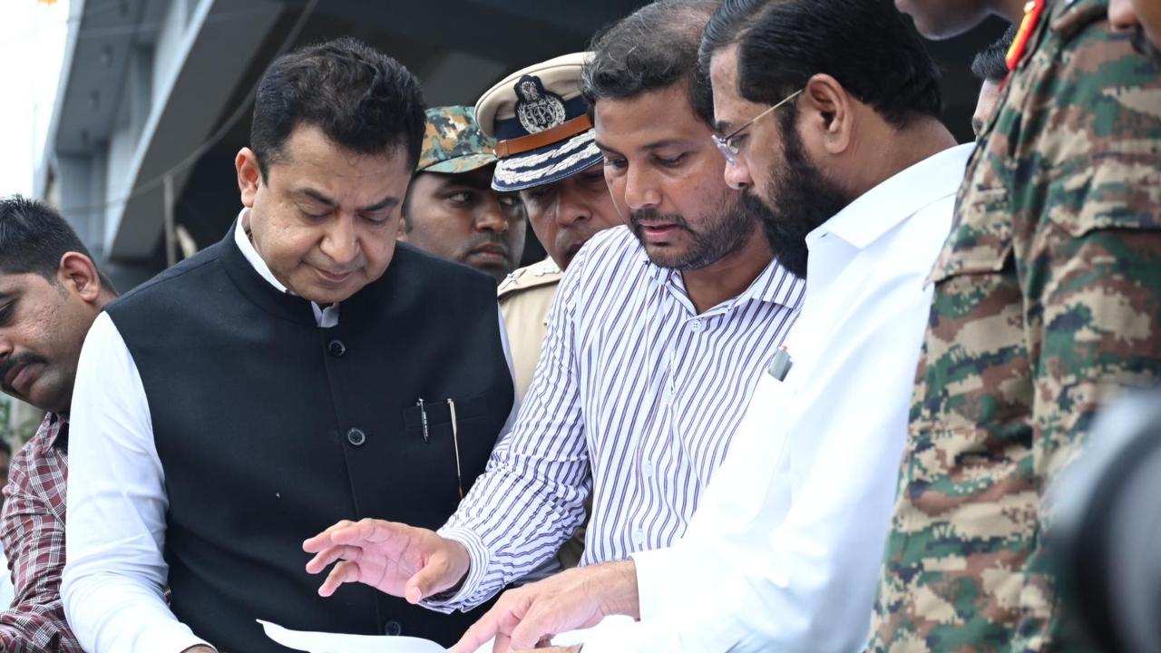 The National Disaster Response Force (NDRF) and other rescue teams have been working at the site, but neither the man nor the machine has been spotted