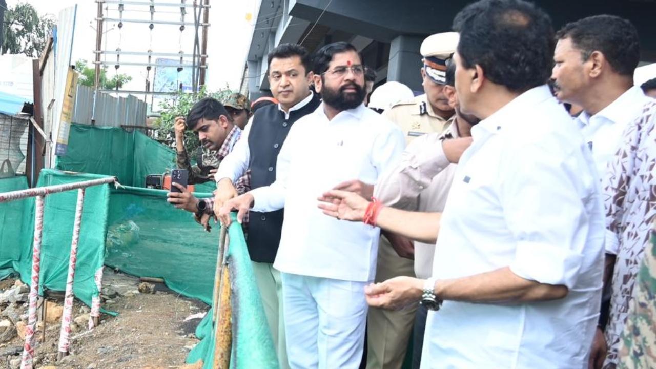 CM Shinde was accompanied by MMRDA Commissioner Dr Sanjay Mukherjee and Palghar Collector Govind Bodke. He visited the site on Friday and reviewed the rescue efforts
