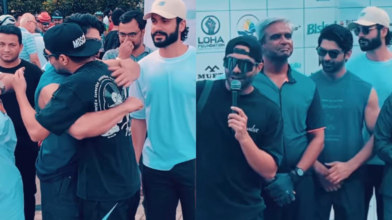 Aparshakti Khurana, Sunny Kaushal & others participate in Green Ride Cyclothon