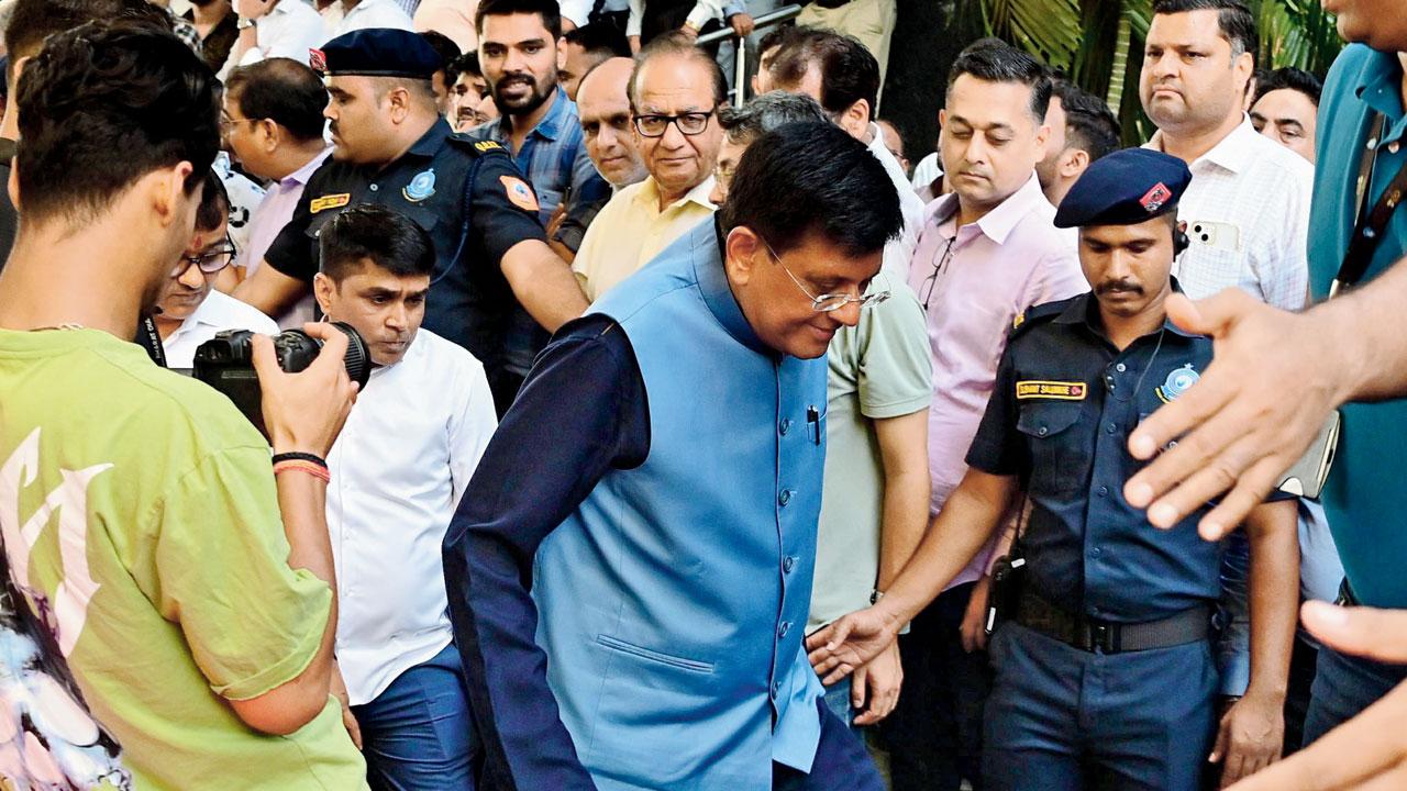 BJP’s Piyush Goyal won with the highest margin in Maharashtra. Pic/Shadab Khan