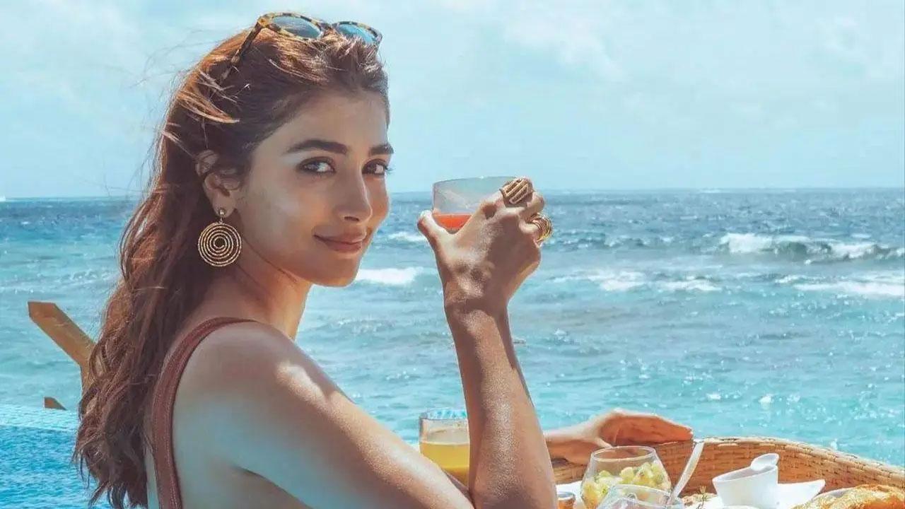 Pooja Hegde shoots for 'Suriya 44' in Andaman & Nicobar Islands