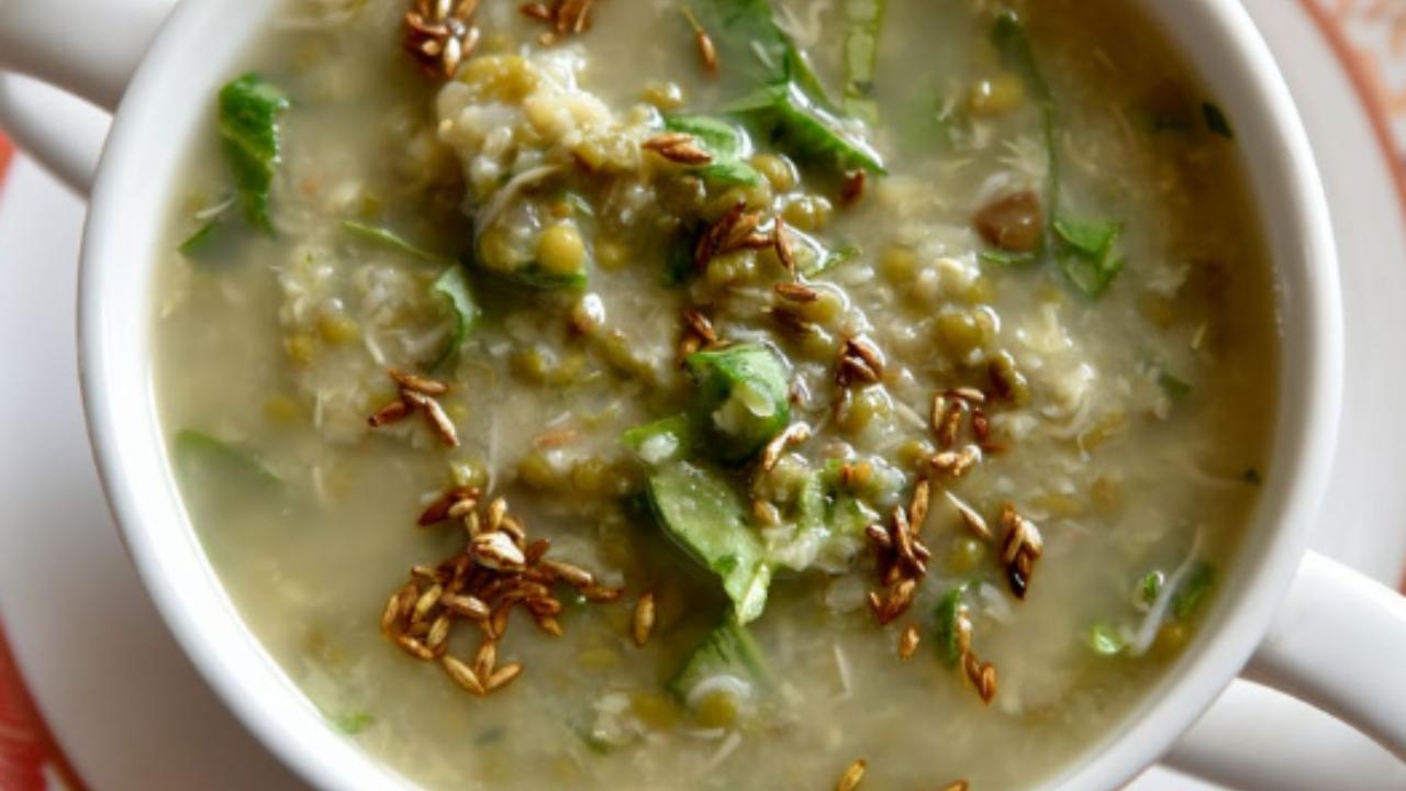 Multi Millet Spinach Soup With the popularity of millets in India in the last year, chef Varun Inamdar, who has put together the Godrej Vikhroli Cucina Millets Cookbook, says you can make a Multi Millet Spinach soup. It not only makes the most of millets but also gives a twist to your classic spinach soup this monsoon. Make it with 1/2 cup sprouted moong, 1 tbsp finger millets, 1 tbsp Barnyard millets, 1 tbsp Kodo millets, 1 tbsp foxtail millets, 1 tbsp Brown top millets, 1 tbsp Jowar, 1 tbsp Bajra, 1/2 cup Onions, 1/2 cup spinach leaves, 1 tbsp groundnut oil, Godrej Jersey milk 1/4 cup, 1 tbsp Black pepper powder, 1 tbsp cumin seeds and Salt as required.