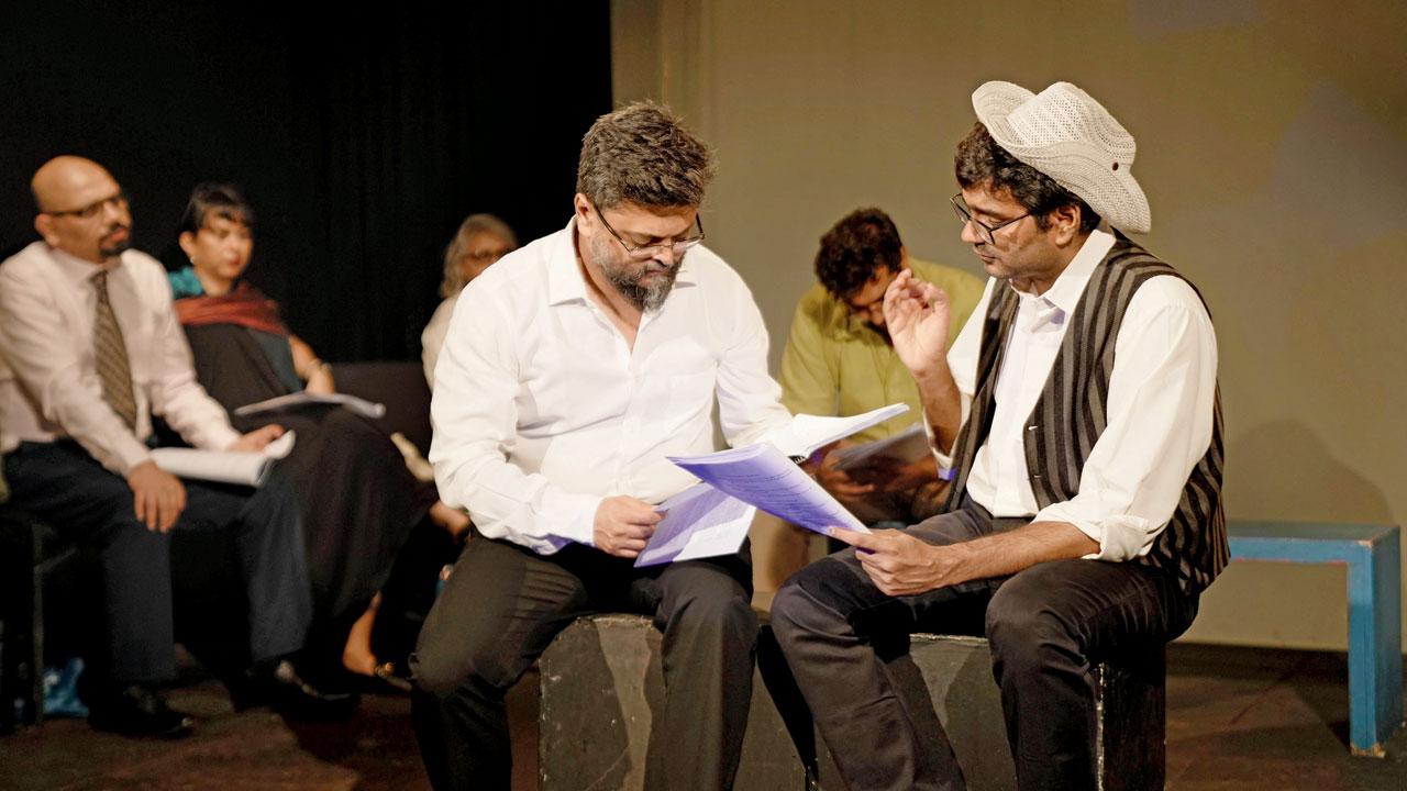 Quasar Thakore Padamsee celebrates 25 years at an informal reading of the same play