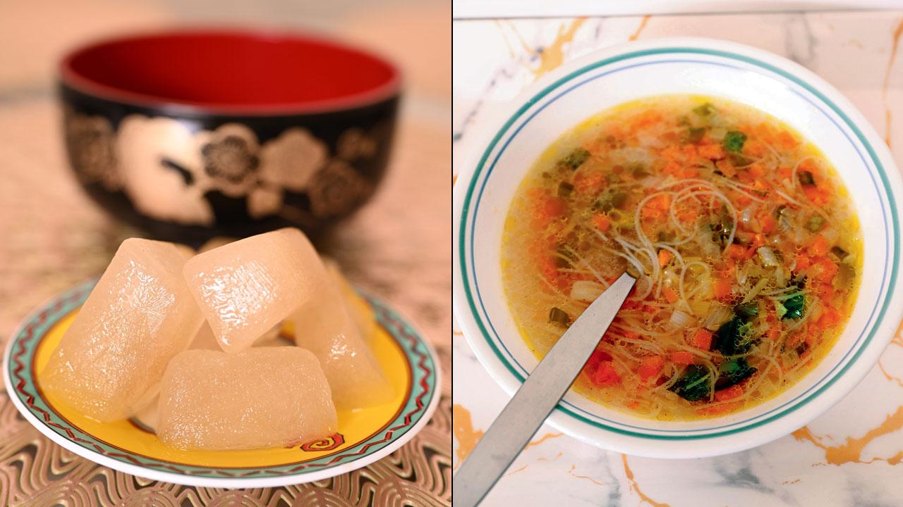 Frozen ramen stock cubes can be added to make a piping hot bowl  of ramen. PIC/ANURAG AHIRE