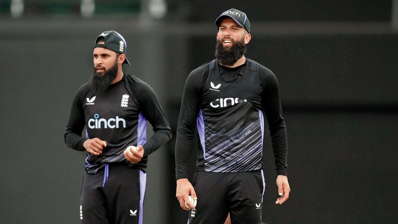 England tweakers Moeen Ali (right) and Adil Rashid