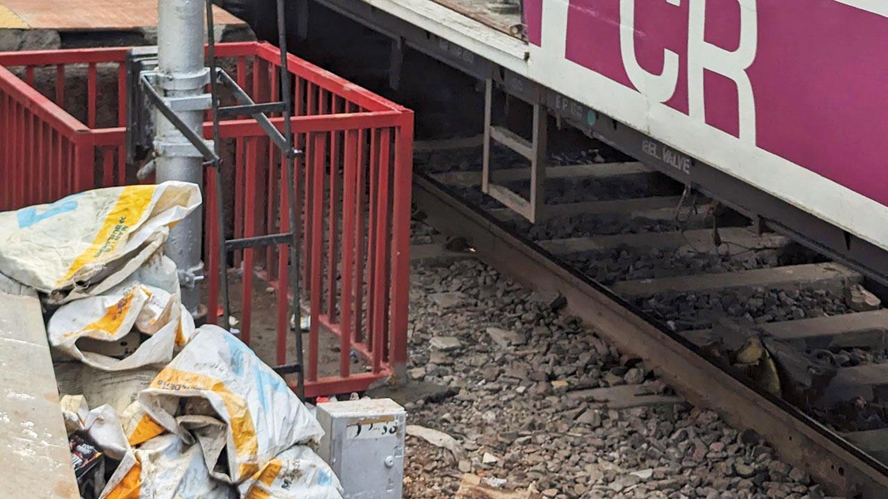Safety boxes that have been set up at various stations on Central Railway’s suburban section