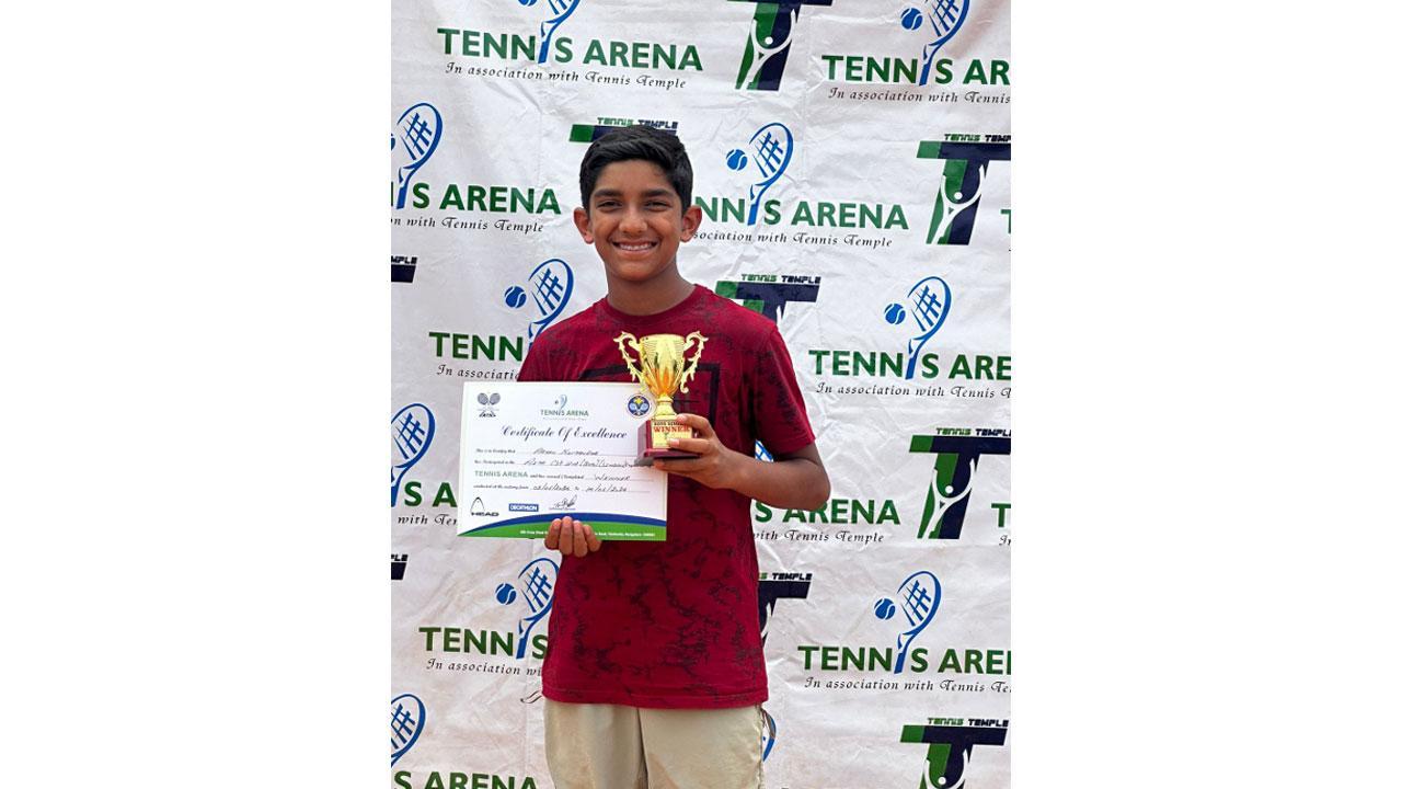 Aryan Komandur Wins AITA National Tennis Championship Series, Under-12 Singles