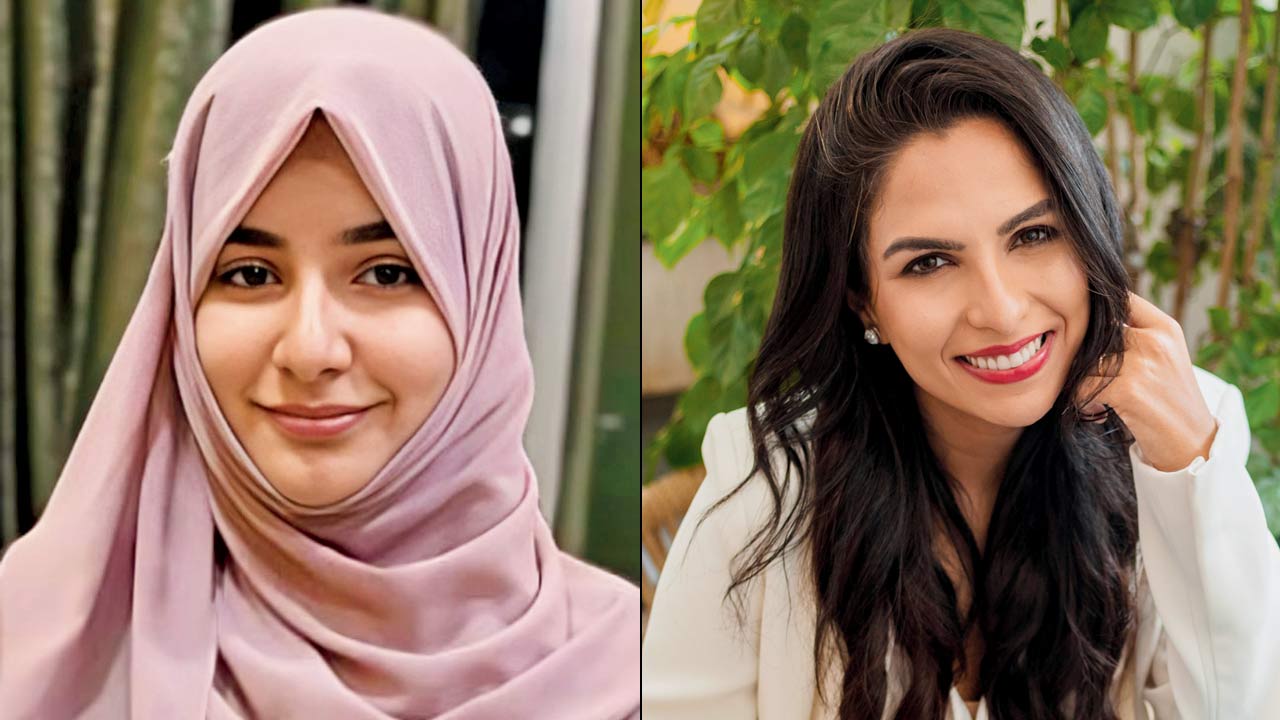 Sarah Vazirali and Karishma Sakhrani