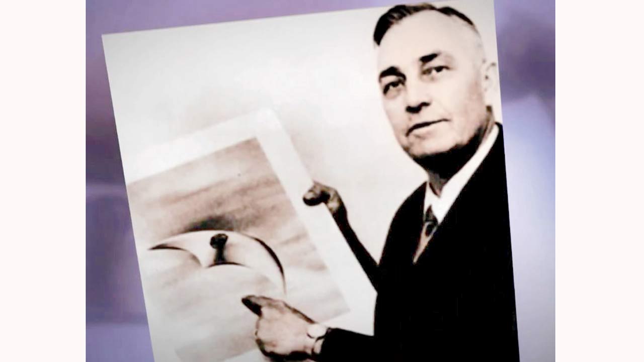 Kenneth Arnold.  Pic Courtesy/Youtube