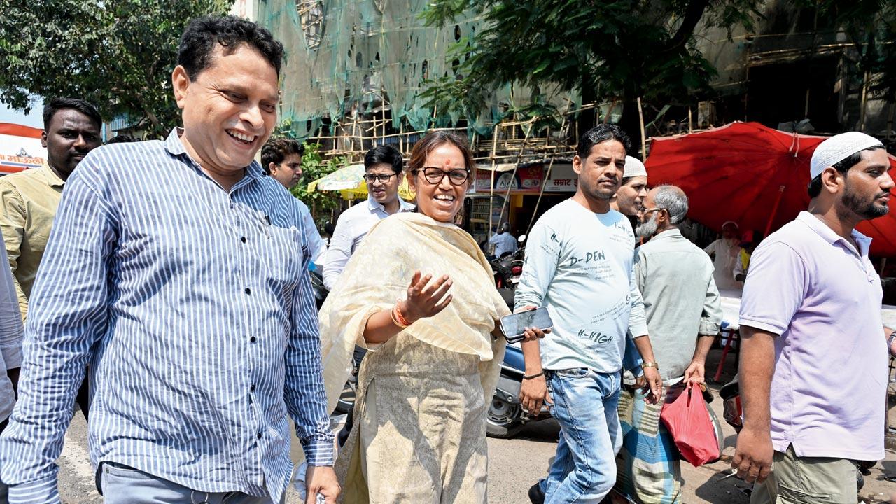 Varsha Gaikwad won the Mumbai North Central seat on a Congress ticket. Pic/Atul Kamble