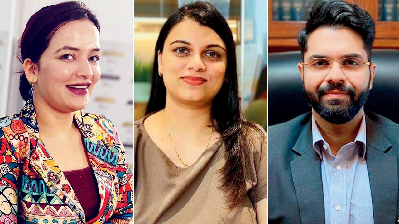 Samina Shaikh Saroj, Apeksha Saroj and Anubhav Bhasin