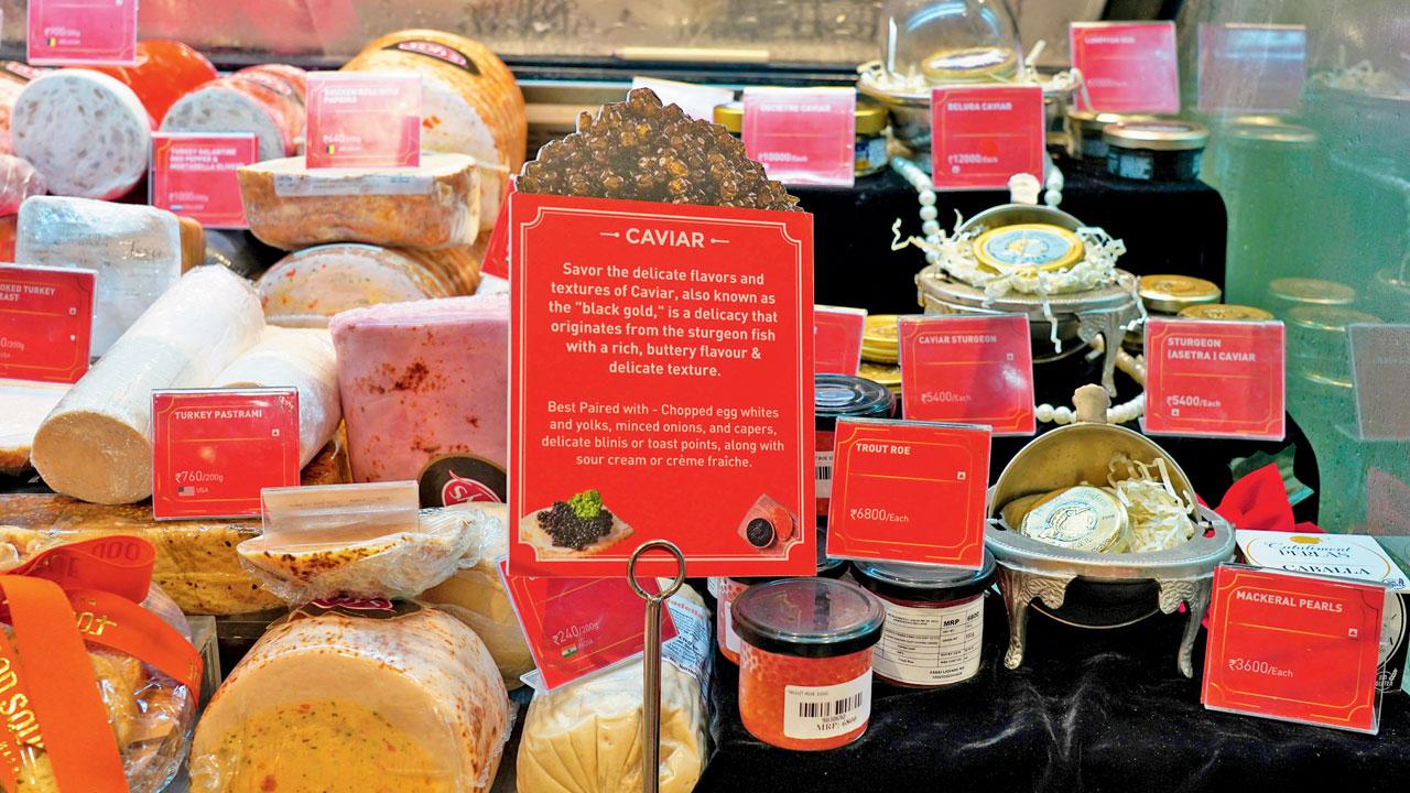 Caviar section