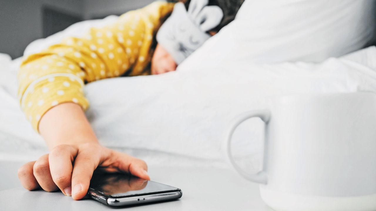 It’s not ideal to keep devices near your sleeping area. REPRESENTATION PICS