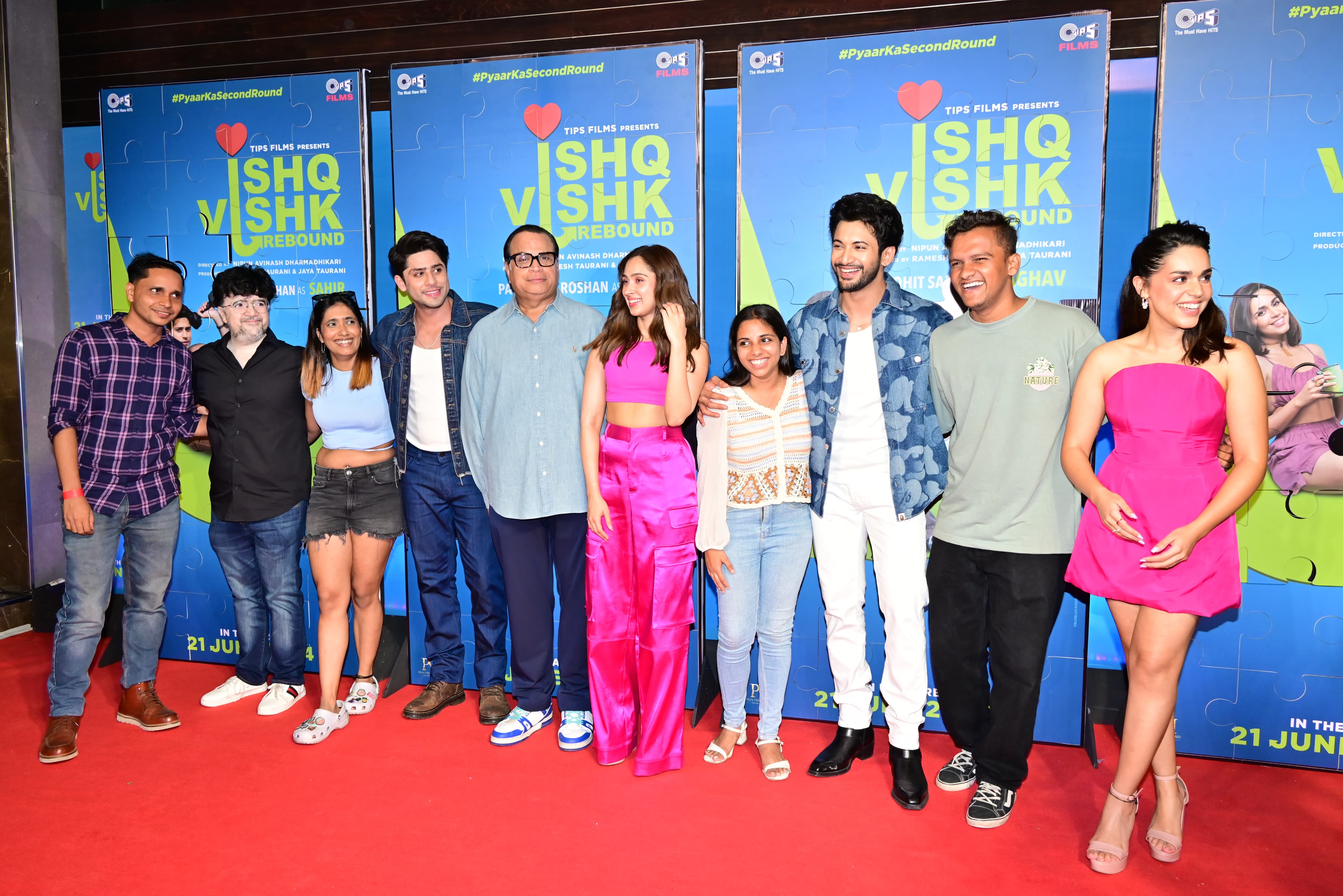Ishq Vishk rebound's cast and makers attended the grand trailer launch of the film
