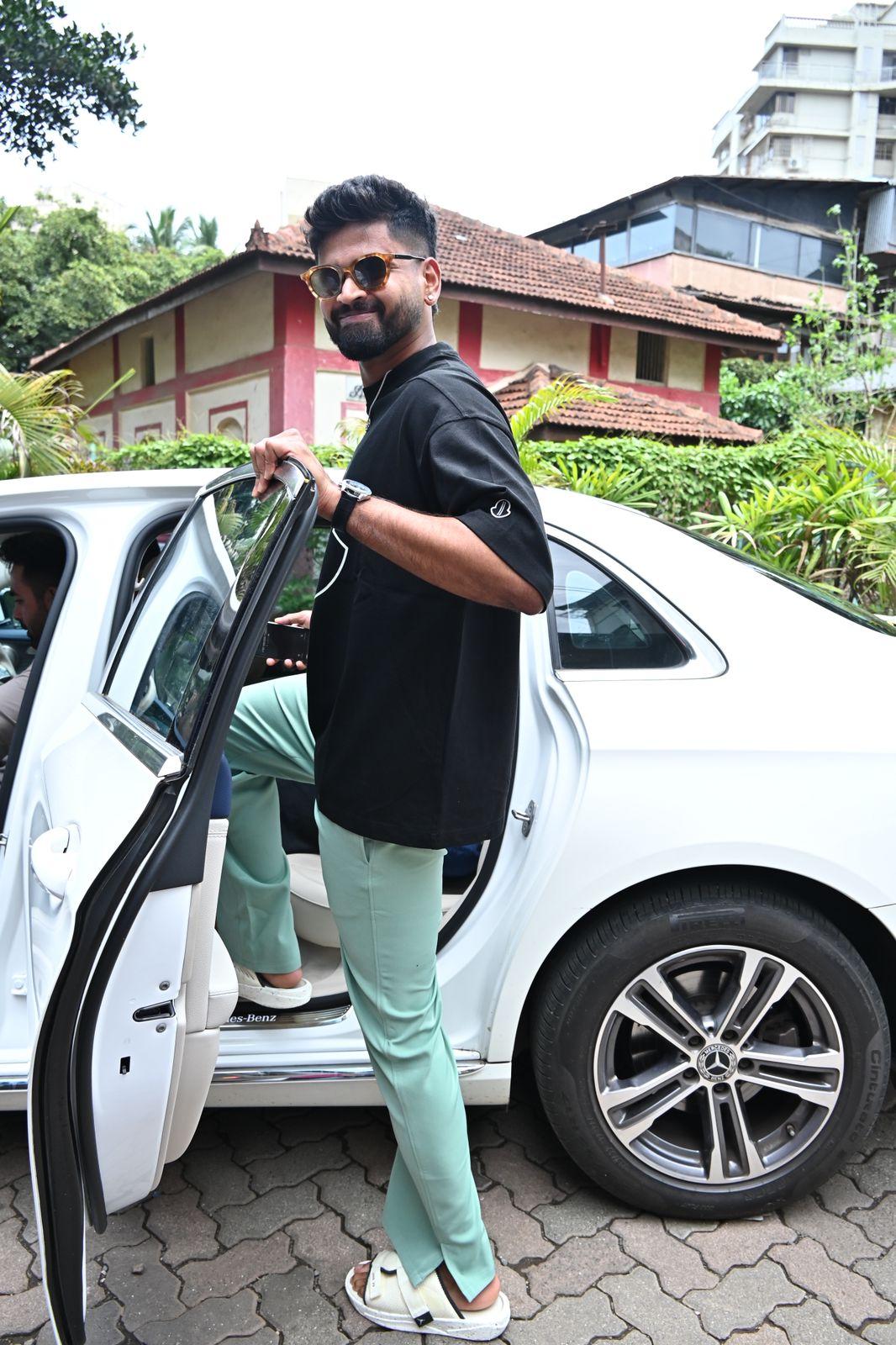 Shreyas Iyer was clicked in the city