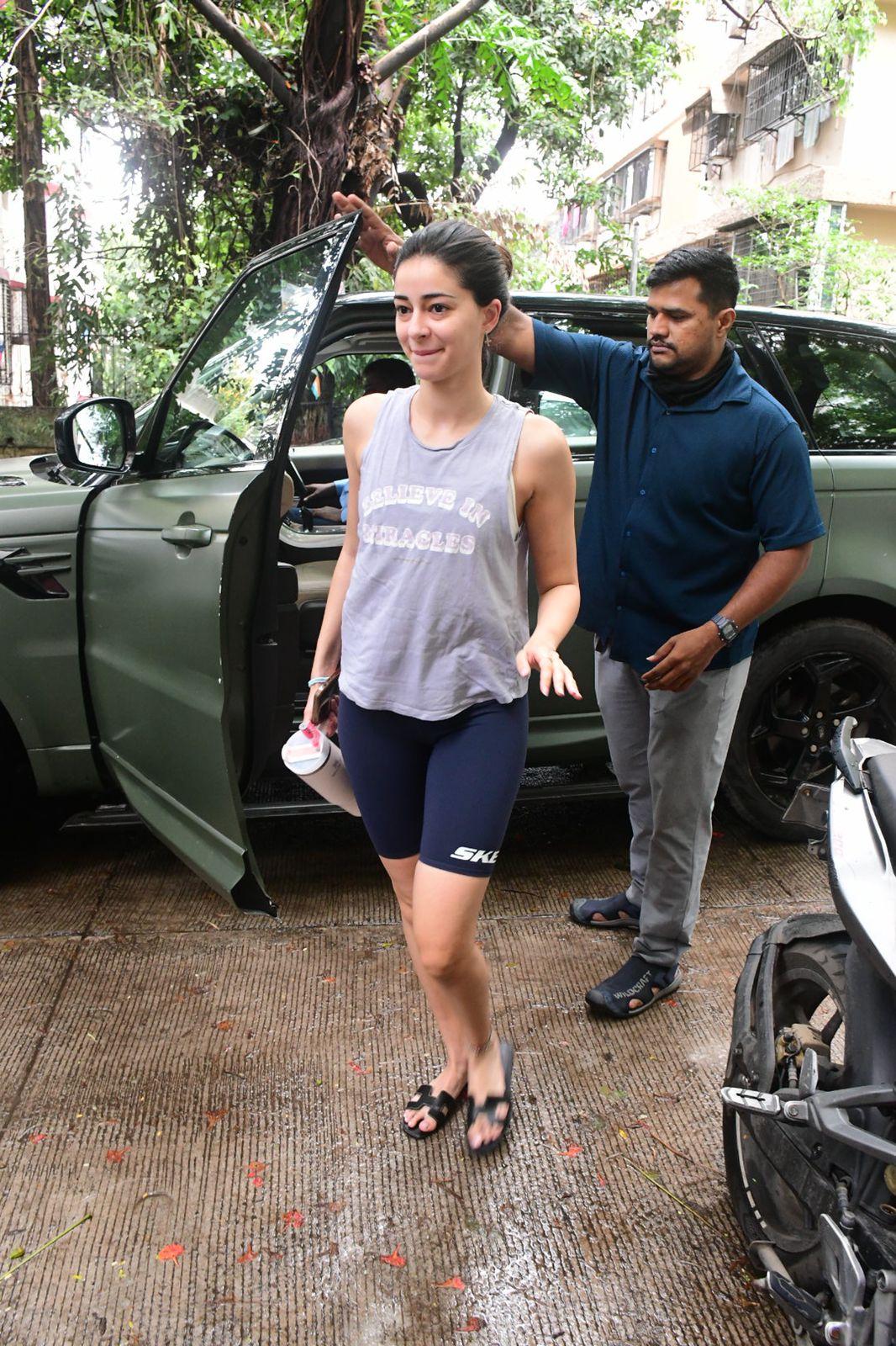 Ananya Panday was clicked as she went out an about in the city