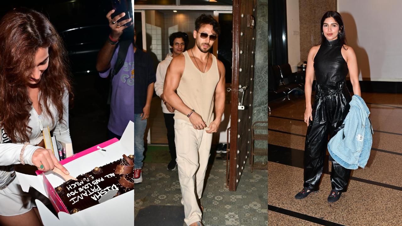 Spotted in the city: Disha Patani, Tiger Shroff, Bhumi Pednekar and others