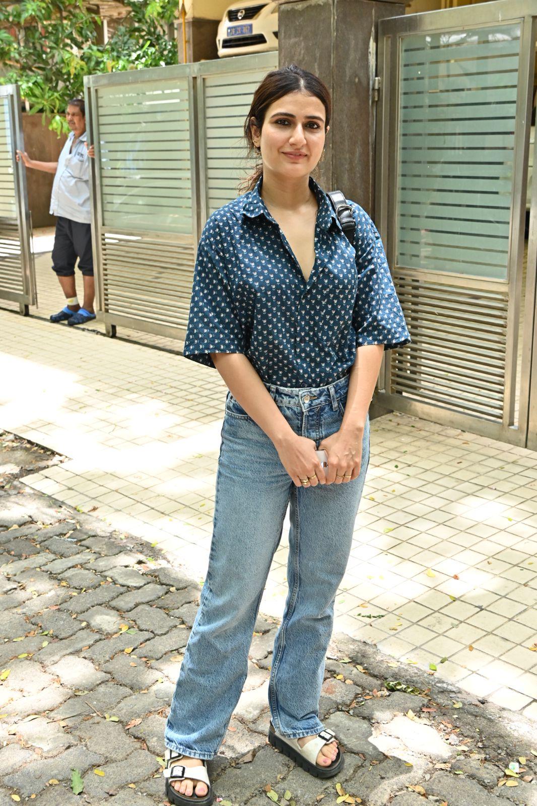 Fatima Sana Sheikh was snapped in the city as she went out and about