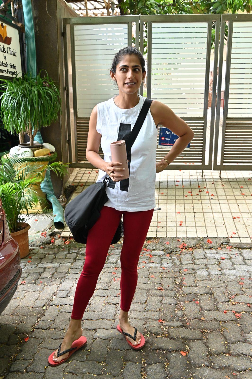 Kubrra Seth was clicked outside her gym