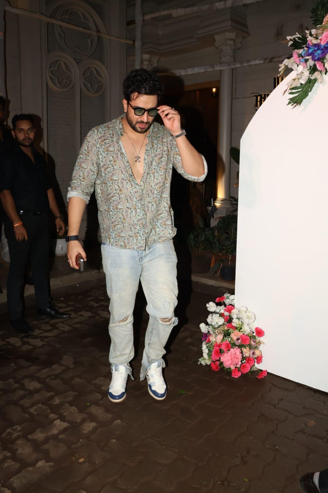 Aly Goni was also present at Sana Makbul Khan's b'day bash