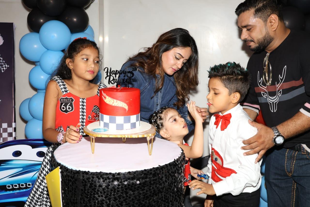 Mahhi Vij hosted a grand birthday bash for son Rajveer as he turns a year older