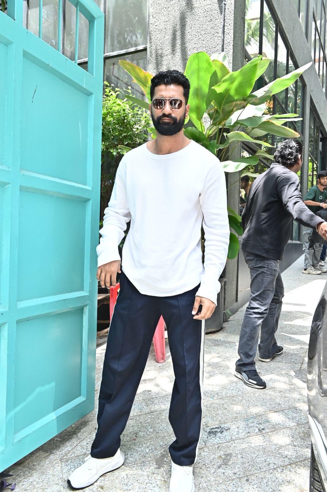 Vicky Kaushal was snapped in the city as he came out wearing a simple white T-shirt and black jeans
