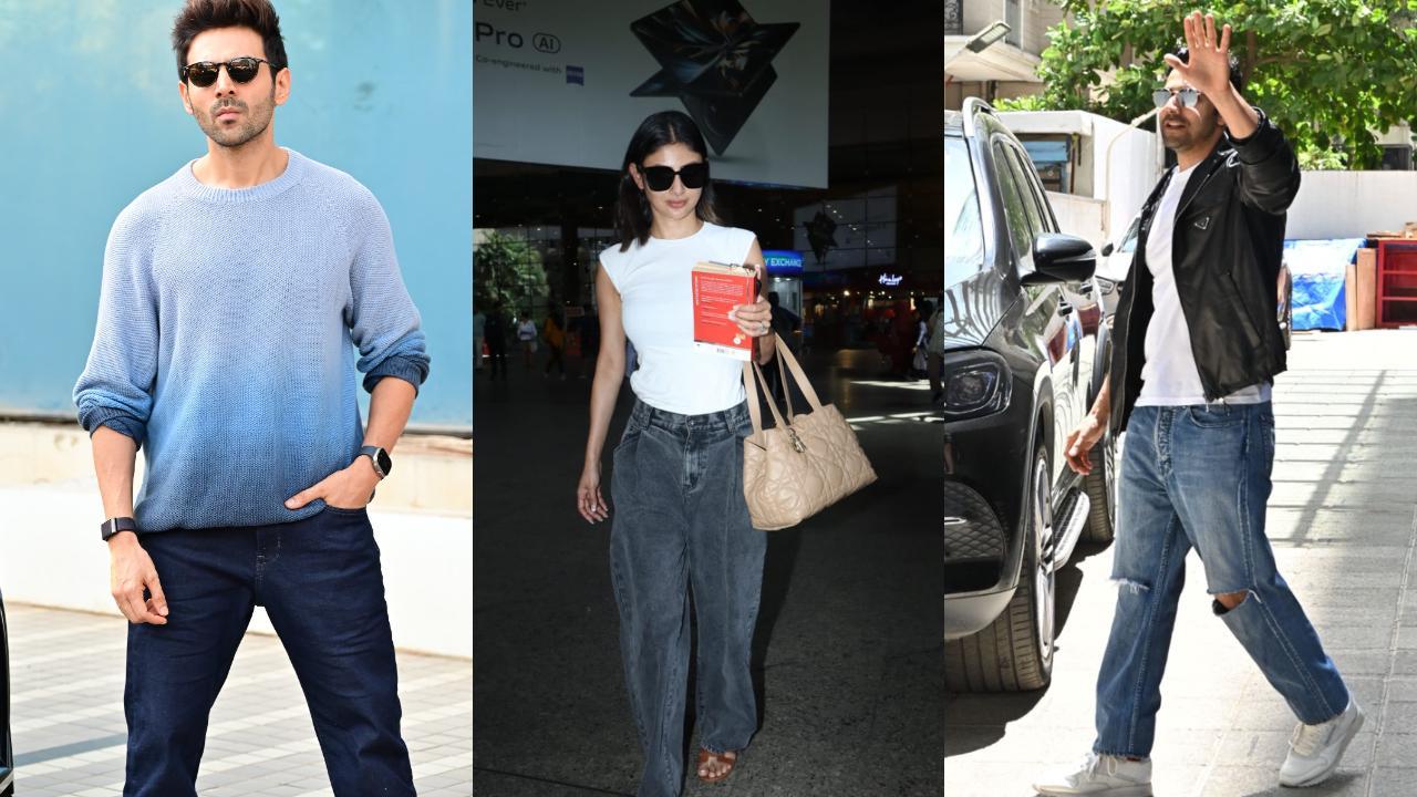 Spotted in the city: Varun Dhawan, Mouni Roy, Kartik Aaryan and others