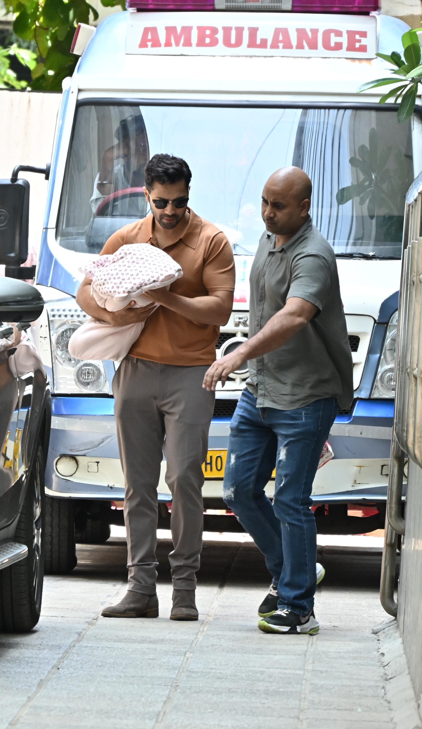 Varun Dhawan took her baby girl home