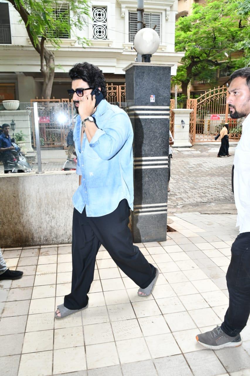 Arjun Kapoor was clicked in the city as he went out and about