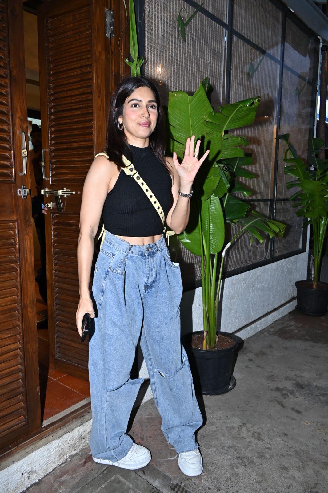 Bhumi Pednekar went out for a dinner date with her sister Samiksha